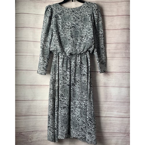 Abito midi blusa paisley