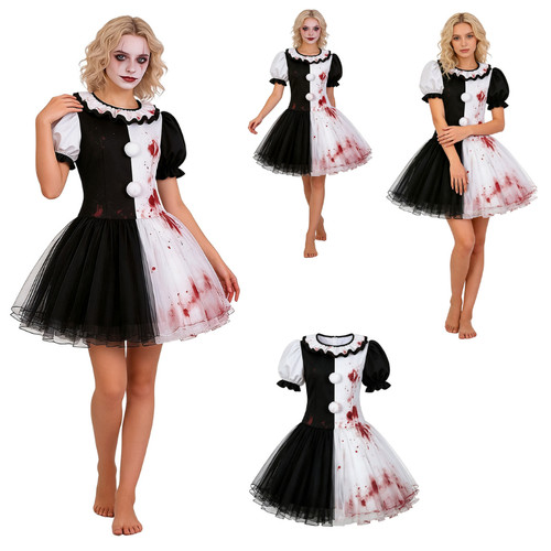 Terrifier clown donna bianco - terrifier,