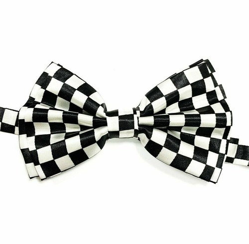 Cravatta fiocco quadri - a,