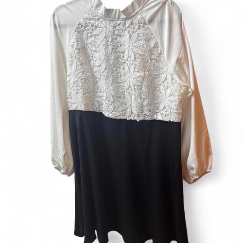 Abito donna bianco nero - abito, e