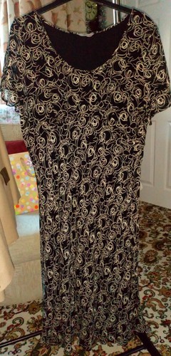 Abito donna bianco nero - abito,
