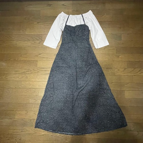 Maxi abito cami - abito, bianco