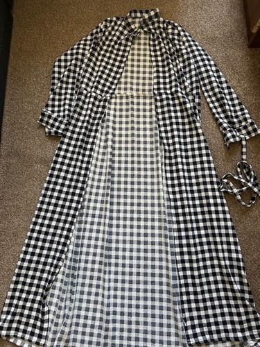 Maxi abito donna nero bianco - maxi, nero/bianco