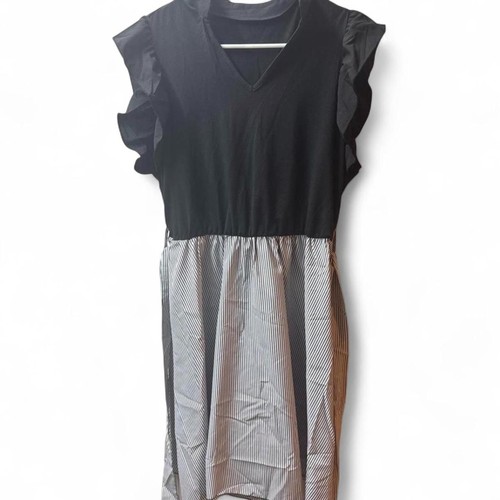 Abito donna nero grigio - nero, e