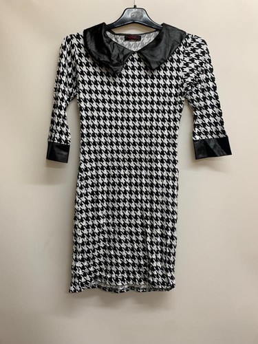 Abito bianco nero con - nero,