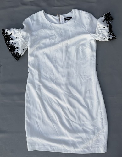Abito tubino bianco karl - abito,