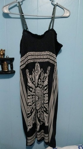 Abito bianco nero con - abito, e