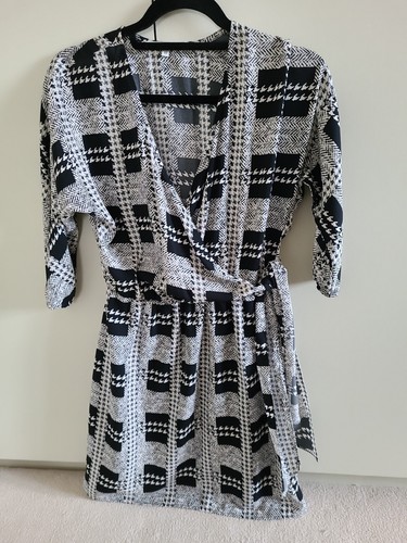 Abito donna bianco nero - abito, e
