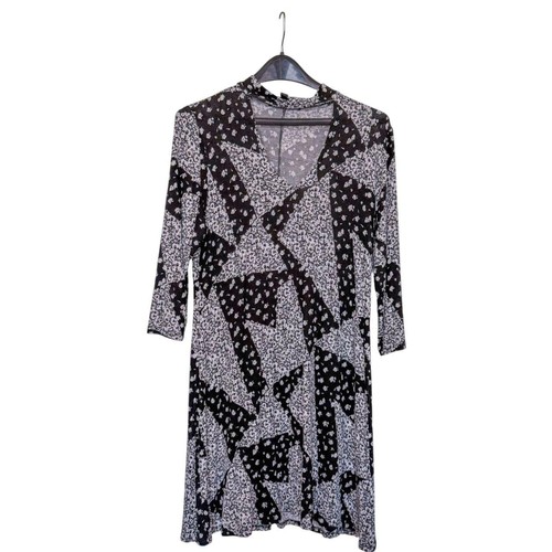 Abito donna bianco nero - e,