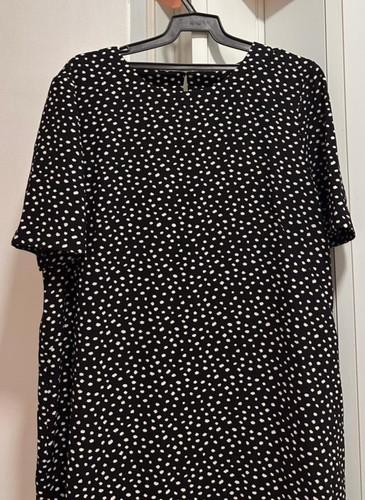 Abito donna nero bianco a - m&s,