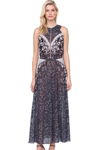 Gottex camelia bianco - camelia, nero