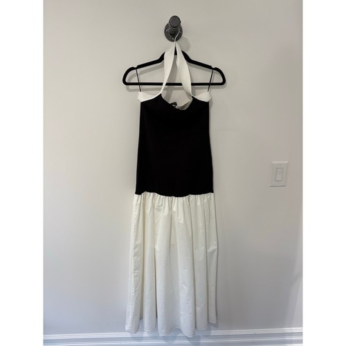Abito line dot bianco - &,