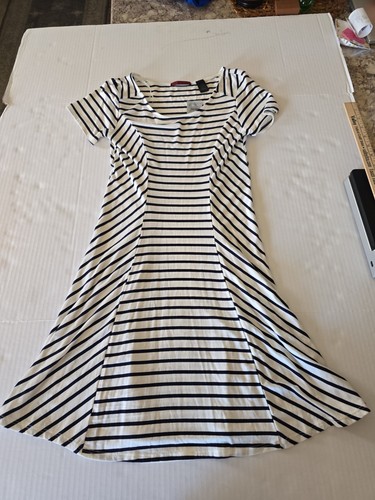 Abito maglia righe bianco - righe,