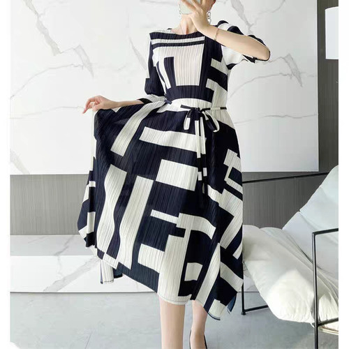Abito plissettato stile please - stile,
