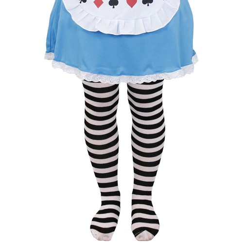 Bambini collant righe bianco - bambini,